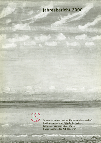 Jahresbericht 2000 Jahresbericht 2000