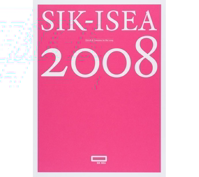 Jahresbericht SIK-ISEA 2008 Jahresbericht SIK-ISEA 2008