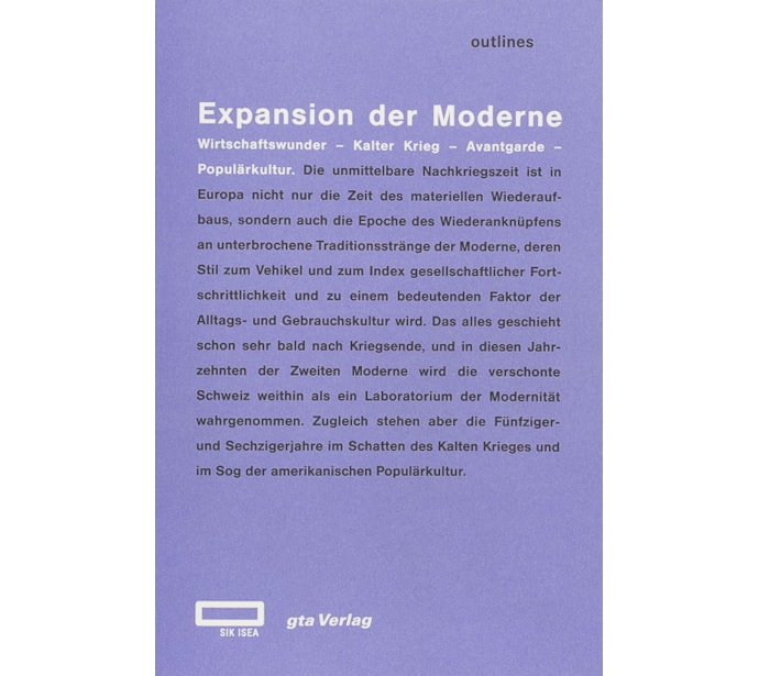Expansion der Moderne. Wirtschaftswunder – Kalter Krieg – Avantgarde – Populärkultur Expansion der Moderne.