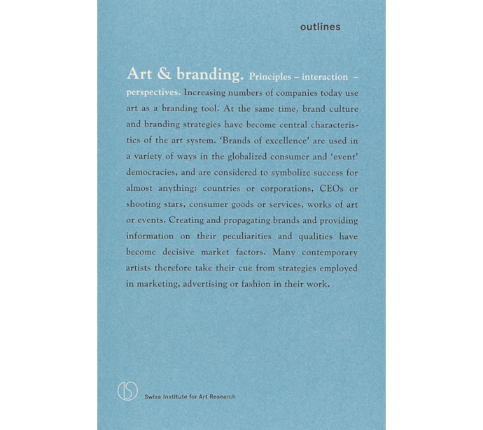 Art & branding. Principles – interaction – perspectives Art & branding.