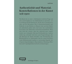 Authentizität und Material. Konstellationen in der Kunst seit 1900 20180350