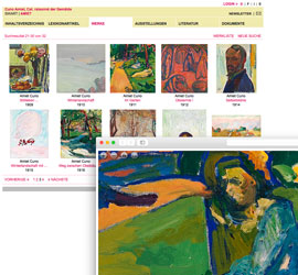 Catalogo ragionato elettronico «Cuno Amiet. Die Gemälde 1883–1961»