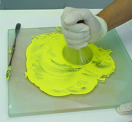 Reconstruction and analysis of two tempera recipes used by Cuno Amiet