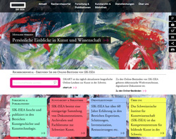 Neue Online-Präsenz von SIK-ISEA