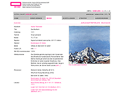Elektronischer Catalogue raisonné Ferdinand Hodler online!