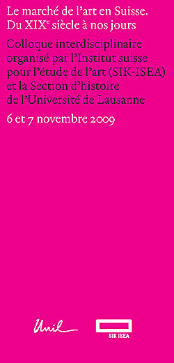 Le marché de l’art en Suisse. Du XIXe siècle à nos jours